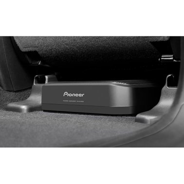 Pioneer® TS-WX140DA 8-In. x 5.25-In. 170-Watt-Max-Power Compact Active Subwoofer with Wired Bass Remote