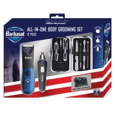 Barbasol® 12-Piece All-In-One Body Grooming Kit