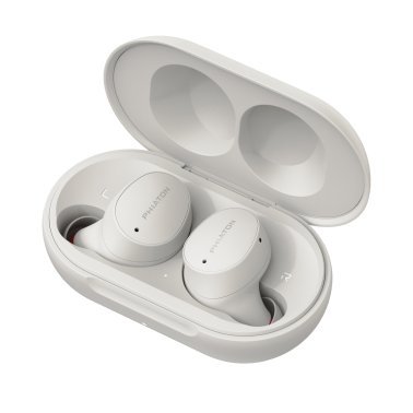 Phiaton® BonoBuds Lite Bluetooth® Earbuds with Microphone and Charging Case, AI Noise Reduction, PPU-TW0060 (Floral White)