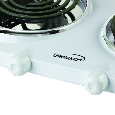 Brentwood® 1,500-Watt Double Electric Burner