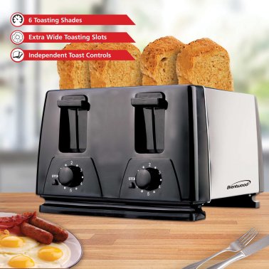 Brentwood® 4-Slice Toaster