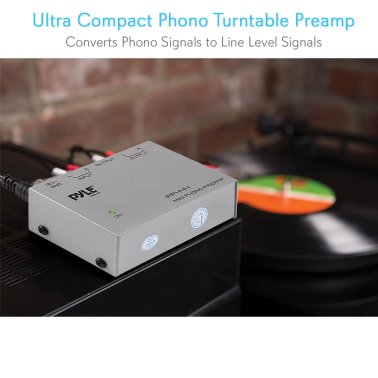 Pyle® Ultra-Compact Phono Turntable Preamp