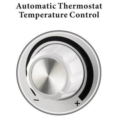Optimus 1,500-Watt-Max 360º-Surround Portable Ceramic Heater with Thermostat, H-7232