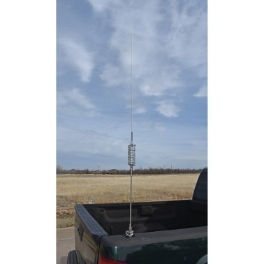 Browning® 10,000-Watt High-Performance 25 MHz to 30 MHz Broad-Band Round-Coil Trucker CB Antenna, 68 Inches Tall