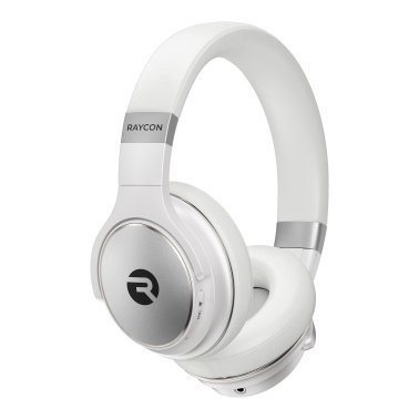 Raycon® The Everyday Over-Ear Active-Noise-Canceling Wireless Bluetooth® Headphones with Microphone (Frost White)