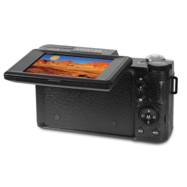 Minolta® MND30 4x Digital Zoom 30 MP/2.7K Quad HD Digital Camera (Black)