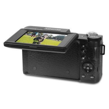Minolta® MND30 4x Digital Zoom 30 MP/2.7K Quad HD Digital Camera (Purple)