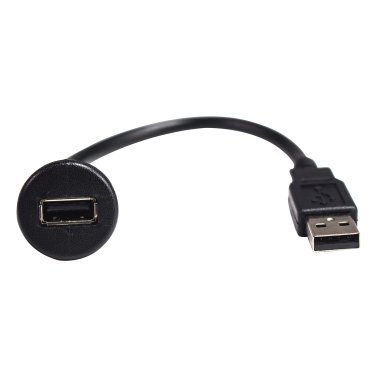 PAC® 12-In. Dash-Mount USB Extension, USBDMA1