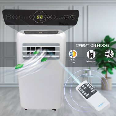 SereneLife Portable Room Air Conditioner and Heater (10,000 BTU)