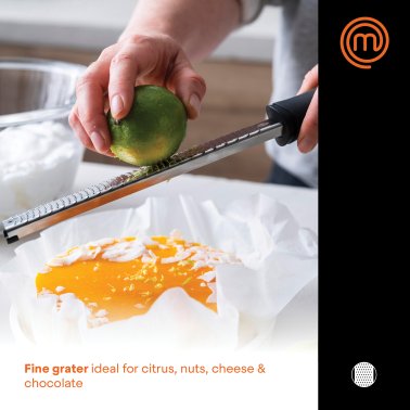 MasterChef® Stainless Steel Zester and Grater