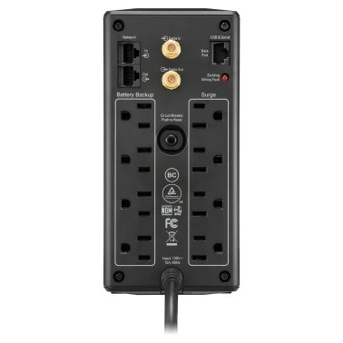 APC® Back-UPS Pro® 600-Watt 8-Outlet Compact Battery Back-Up and Surge Protector