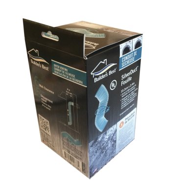 Builder's Best® 4" x 8ft SilverDuct™ Dryer Transition Duct Kit