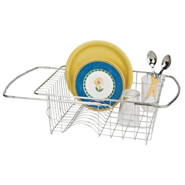 Better Houseware Stainless Steel Adjustable Over-the-Sink Dish Drainer