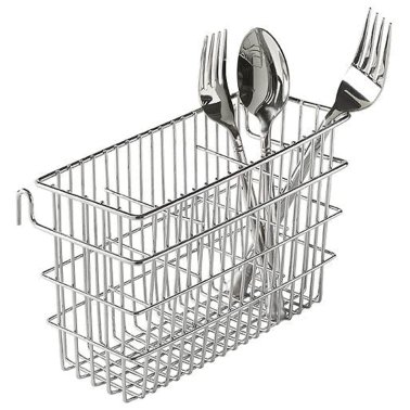 Better Houseware Cutlery Holder (Chrome)