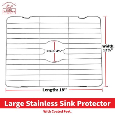 Better Houseware Stainless Steel Sink Protector (Large)