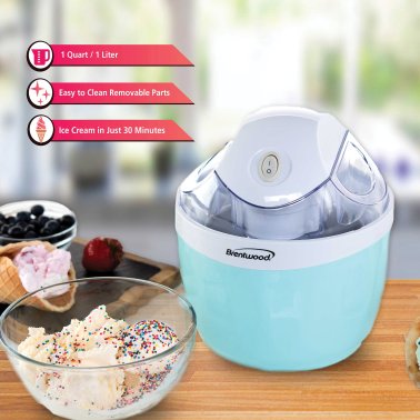 Brentwood® Just For Fun 1-Qt. Ice Cream and Sorbet Maker