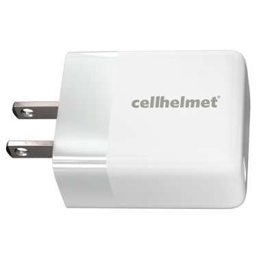 cellhelmet® 25-Watt Single-USB Power Delivery Wall Charger with USB-C® to USB-C® Round Cable, 3 Feet
