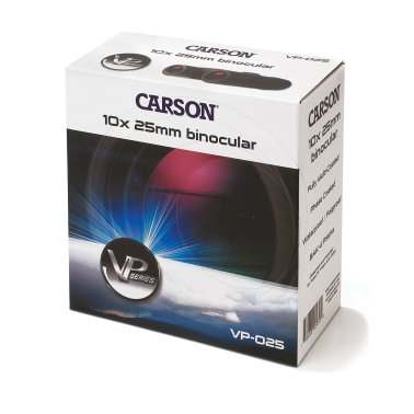 CARSON® VP Series 10x 25 mm Compact Waterproof High-Definition Binoculars