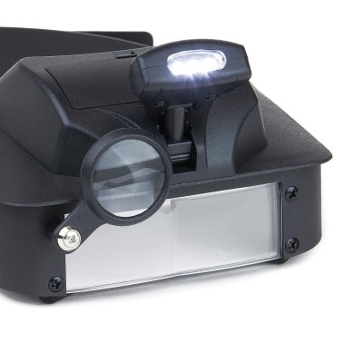 CARSON® LumiVisor™ Lighted Head Magnifier