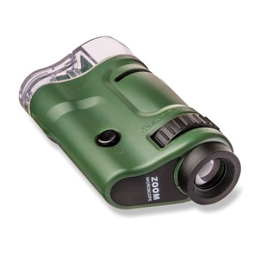 CARSON® MicroBrite™ 20x–40x Zoom Pocket Microscope with Built-in LED