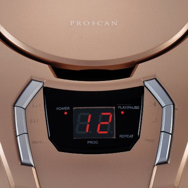 Proscan® CD/Radio Boom Box, PRCD261 (Champagne)