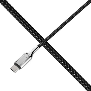 Cygnett® Charge and Sync Cable Armored 2.0 USB-C® to USB-A Cable, 3 Feet (Black)