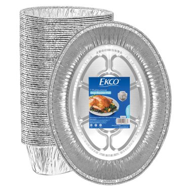 EKCO® Oval Aluminum Foil Pans (25 Pack)