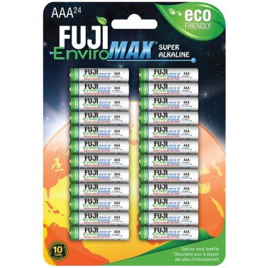 FUJI ENVIROMAX® EnviroMax™ AAA Super Alkaline Batteries (24 Pack)