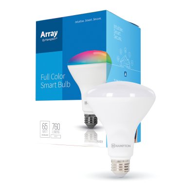 Array By Hampton® BR30 760-Lumen Smart Wi-Fi® Full-Color LED Flood Light Bulb (1 Pack)