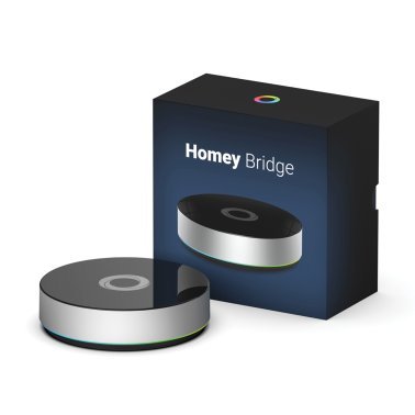 Homey™ Bridge Universal Smart Home Hub, Black and Gray
