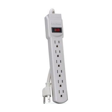CyberPower® 6-Outlet Power Strip, 3ft Cord