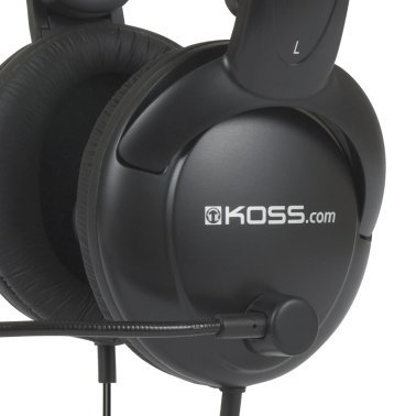 KOSS® SB40 Communications Wired Headset, Black