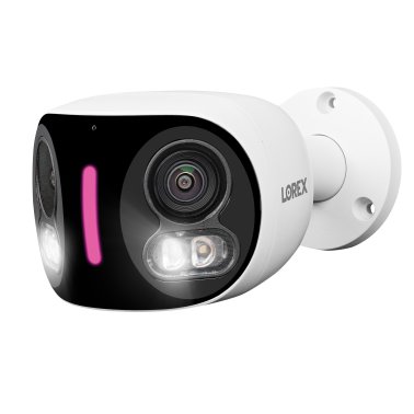 Lorex® Wi-Fi® 4K Dual-Lens Smart Security Camera with Smart Security Lighting, White, W891UAD-E