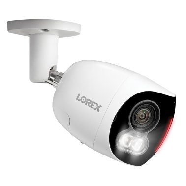 Lorex® Wi-Fi® 4K Dual-Lens Smart Security Camera with Smart Security Lighting, White, W891UAD-E