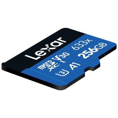 Lexar® High-Performance BLUE Series 633x microSDHC™/microSDXC™ UHS-I Card (256 GB)