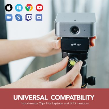 Mobile Pixels 1080p AI Web Camera with Microphone