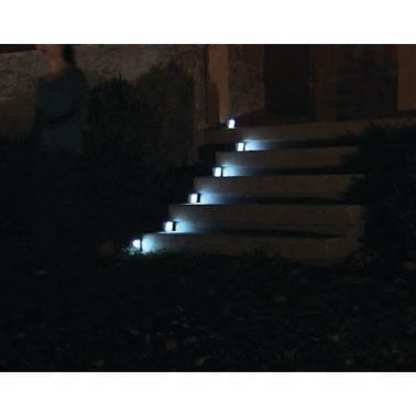 MAXSA® Innovations Battery-Powered Motion-Activated Outdoor Night Light (White)