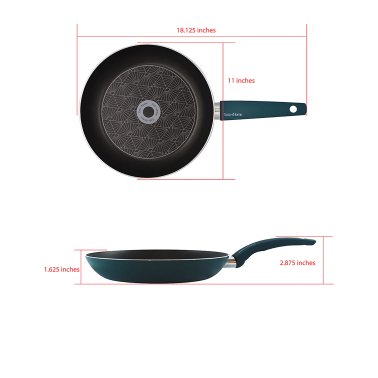 Taste of Home® 2-Piece Non-Stick Aluminum Skillet Set, 9.5-In. and 11-In., Sea Green