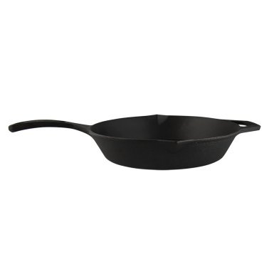 Taste of Home® Pre-Seasoned Cast Iron Skillet with Pour Spouts and Handles (10 In.)