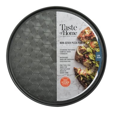 Taste of Home® 14-In. Non-Stick Metal Pizza Pan, Ash Gray