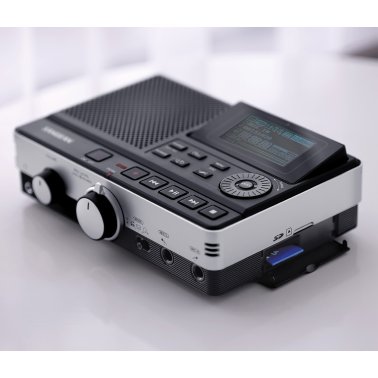 Sangean® DAR-101 Tabletop Rechargeable Digital MP3 Recorder with Built-in Stereo Microphone