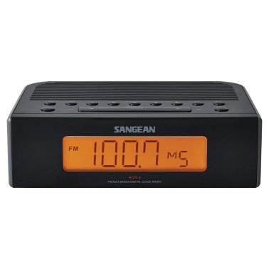 Sangean® AM/FM Digital Tuning Clock Radio