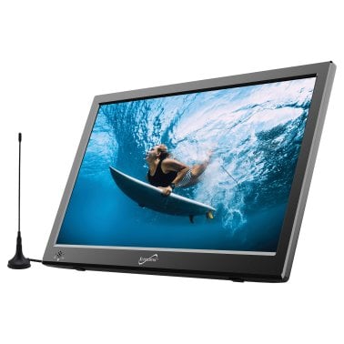 Supersonic® 13.3-Inch Portable LED TV with HDMI® and FM Radio