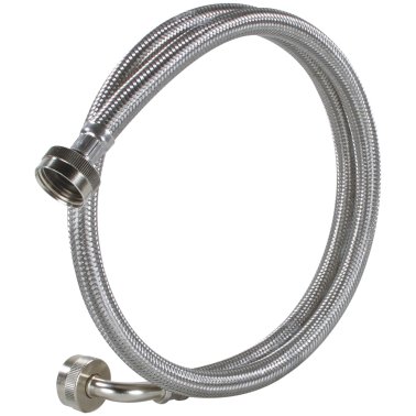 Certified Appliance Accessories Braided Stainless Steel Steam Dryer Installation Kit with Elbow, 6ft