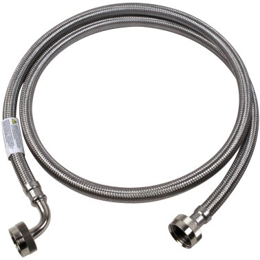 Certified Appliance Accessories Braided Stainless Steel Steam Dryer Installation Kit with Elbow, 6ft