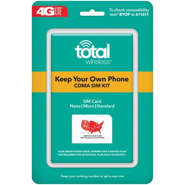 Total Wireless® BYOP SIM Card Activation Kit
