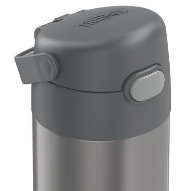 Thermos® 12-Ounce FUNtainer® Vacuum-Insulated Stainless Steel Bottle (Gray)