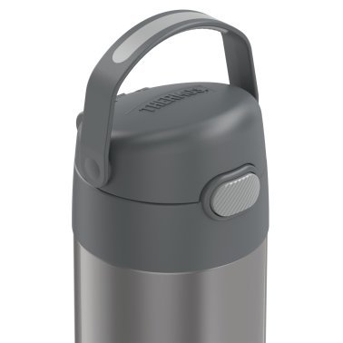 Thermos® 12-Ounce FUNtainer® Vacuum-Insulated Stainless Steel Bottle (Gray)