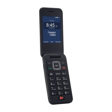 Consumer Cellular® Verve Snap® Flip Phone 8 GB 4G LTE (Black)