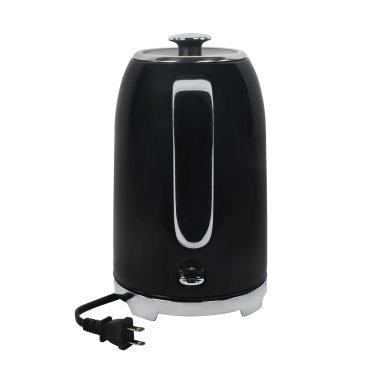 VETTA 1.75-Qt. Stainless Steel Retro Electric Kettle with Strix® Controller, Black
